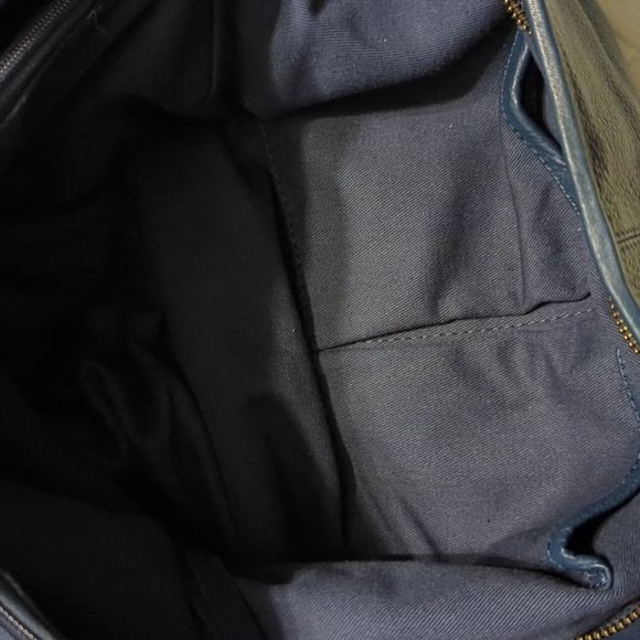 I Maletesa: Made in Italy, Genuine Leather Tote, Navy 👜 - Picture 11 of 11